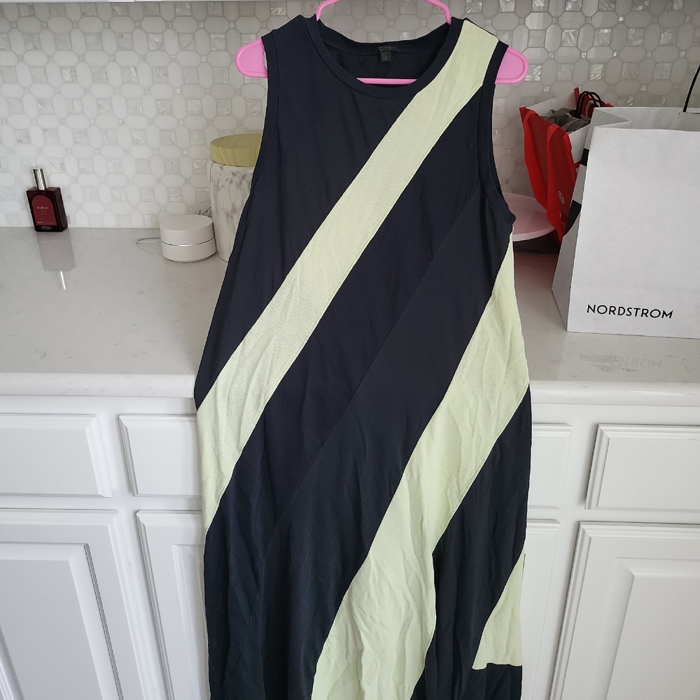 Stylish Black and Cream Women's Dress